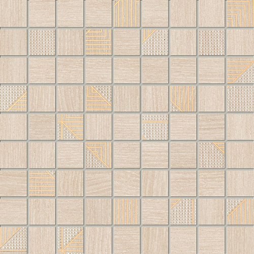 Tubądzin CERAMIKA D WOODBRILLE BEIGE MOZAIKA 30x30 G.1