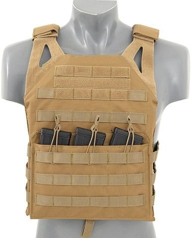 Kamizelka taktyczna 8Fields Jump Plate Carrier V2 duży rozmiar - coyote (M51611055-1-TAN) M51611055-1-TAN