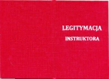 Firma krajewski Legitymacja instruktora sportu [Pu/Os-221d] Pu/Os-221d