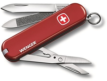 Victorinox dorośli Wenger, 65 MM, czerwony scyzoryk, nie dotyczy, One Size 0.6423.91