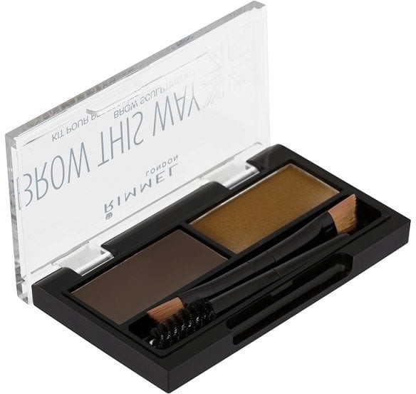 RIMMEL Brow This Way Zestaw do Brwi 003 Dark Brown RIM-5044