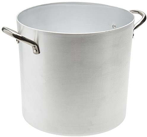 Pentole Agnelli pentole agnelli garnków z aluminium, 2 uchwyty ze stali nierdzewnej, kolor srebrny., srebrny/czarny, 22 cm PCMX0322