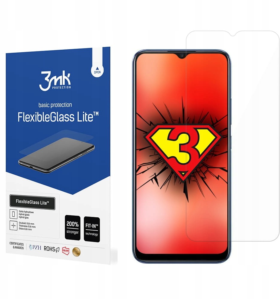 3MK Szkło hybrydowe do Realme Narzo 30A Glass Lite