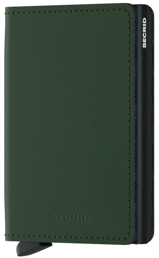 Secrid Portfel ochrona RFID Slimwallet Secrid - matte green / black SM-Green/Black