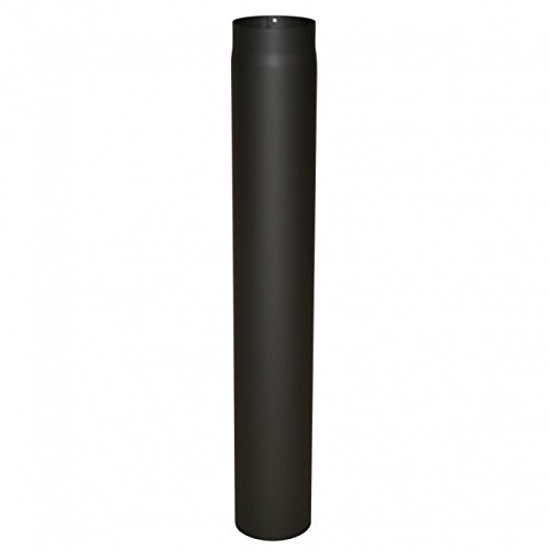 Kamino-Flam Piec na pellety, rura Senotherm czarny 2 MM 130 X 1000 MM
