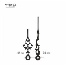 Atrix Wskazówki zegarowe czarne /YT85