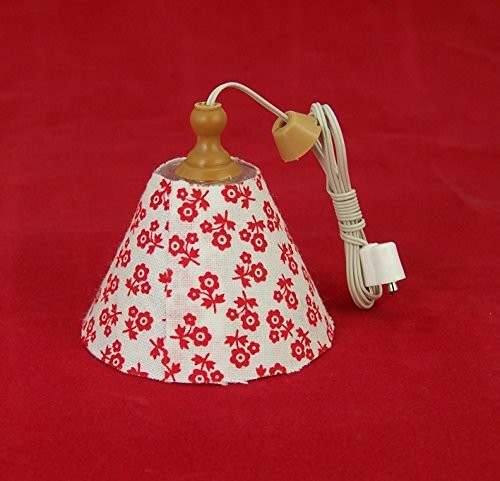 Kahlert Licht kahlert Licht 10532  miniaturowe wyposażenie akcesoria  lampa wisząca abażur z materiału stożkowy sortowane