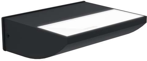 Eglo Sorronaro 99578 kinkiet lampa ścienna zewnętrzna IP44 10,5W LED czarny/transparentny