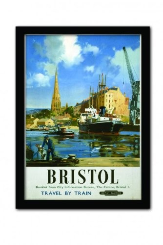 Pyramid International Gera hmter druk artystyczny, z motywem miasta Bristol, A3 FP10322P-PL