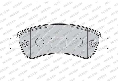 FERODO (FEDERAL-MOGUL) Zestaw klocków hamulcowych, hamulce tarczowe (FEDERAL-MOGUL) FVR1927