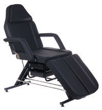 Beauty System Fotel kosmetyczny z kuwetami BW-263 czarny