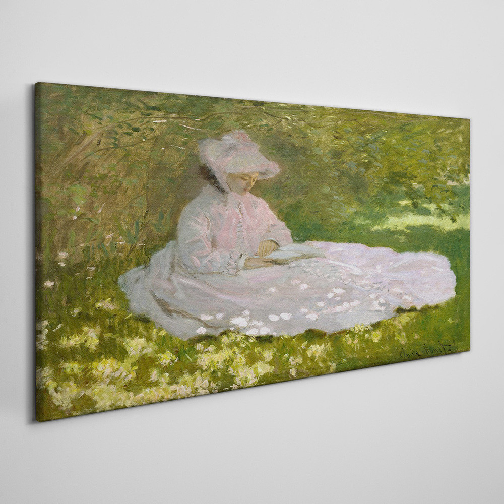 PL Coloray Obraz na Płótnie Wiosna Monet 120x60cm