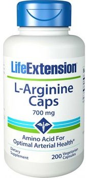 Life Extension L-arginina w Kapsułkach 200 kapsułek | Life Extension 01624