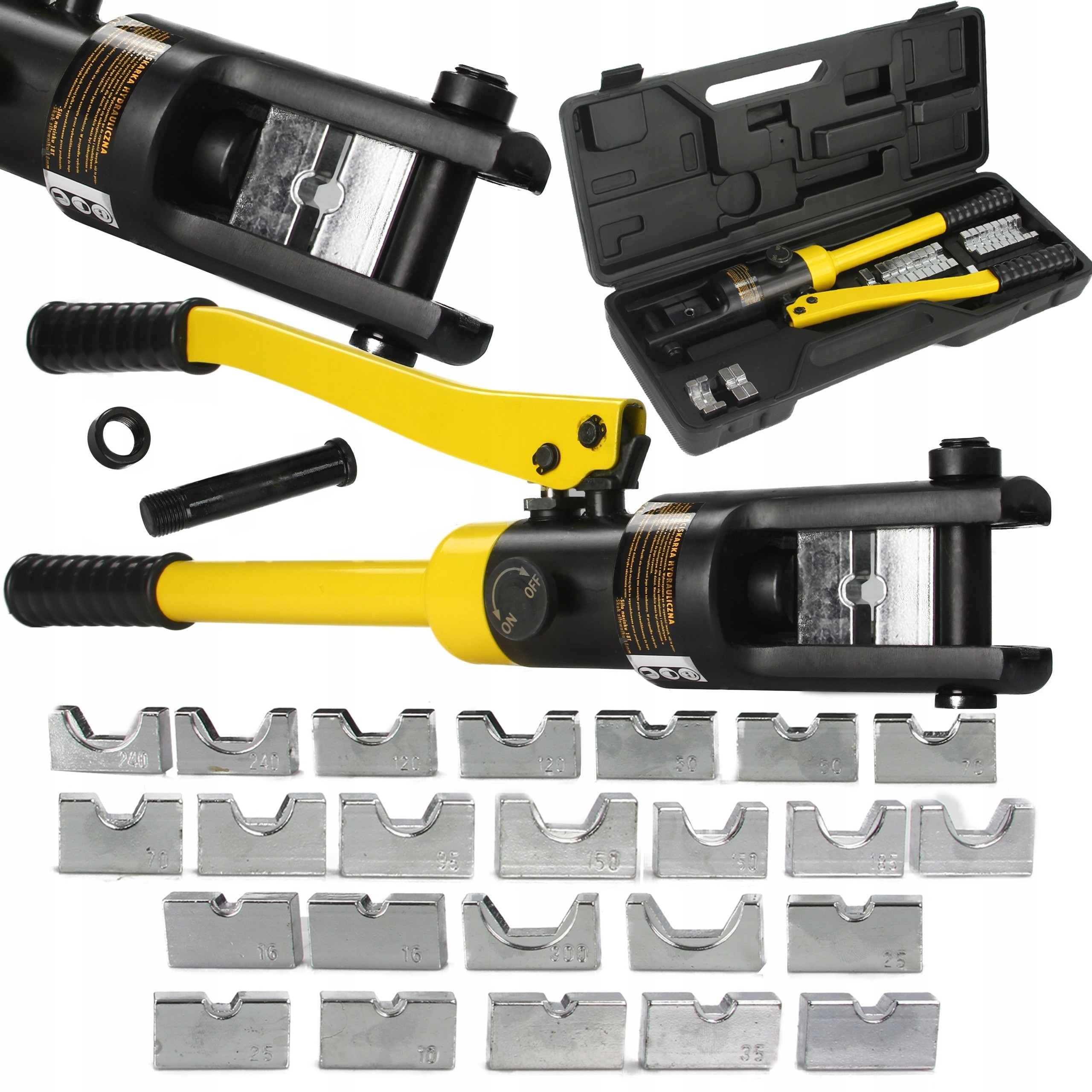 Zaciskarka Praska Do Kabli 10-300 18T Hydrauliczna