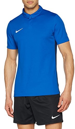 Nike męskie academy18 koszulka polo, niebieski, s 899984-463