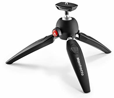 Manfrotto Manfrotto PIXI-EVO mini statyw (2 segmenty) (statyw stołowy, do kamer DSLR i urządzeń do 2,5 kg, MTPIXI-EVO), czarny MTPIXIEVO-BK