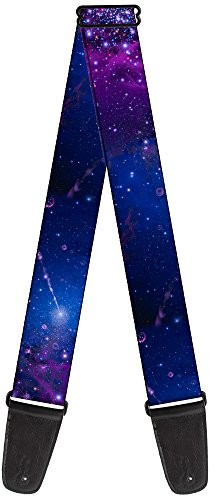 Buckle-Down Pasek do gitary Galaxy Blues Purples 5 cm szerokości GS-W30753