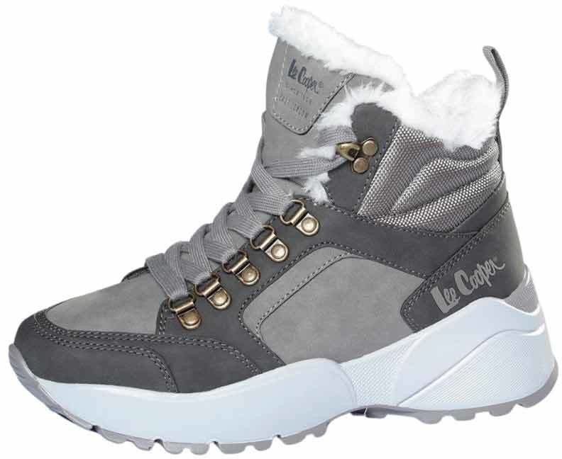 Lee Cooper Buty damski botki zimowe Lee Cooper ocieplane LCJ-21-31-0618L