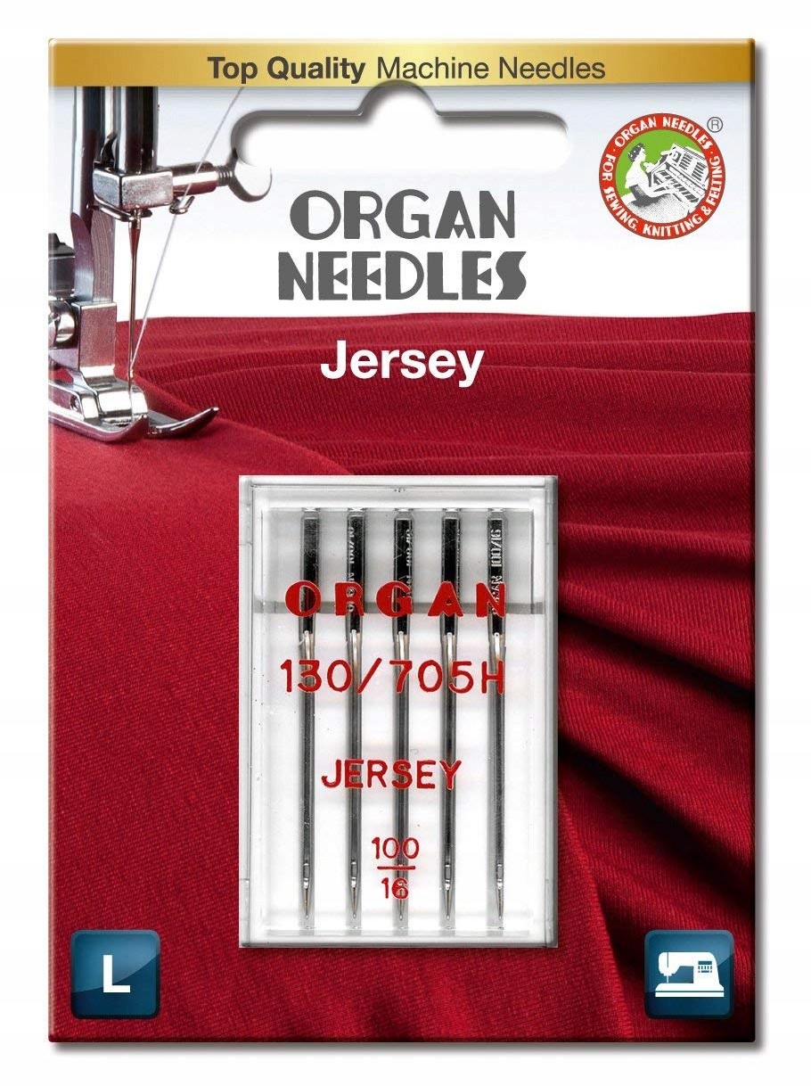 Organ Igły do maszyny szycia Jersey MIX Blister