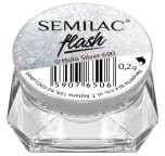 Semilac Flash Holo pyłek do paznokci 690 Holo Silver 0,2g