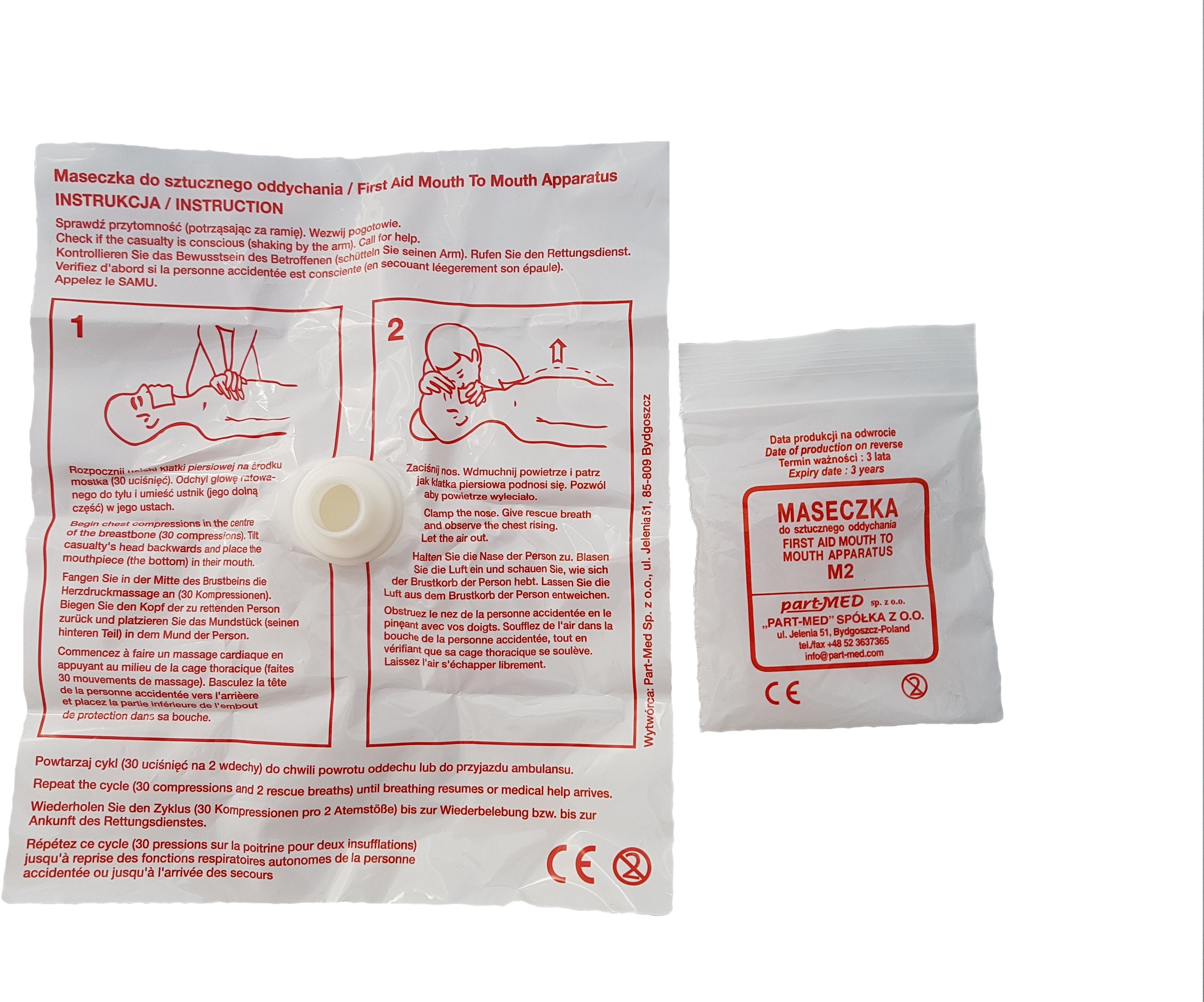 Partmed Maseczka - serweta ratownicza PART1