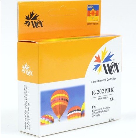 Wox Tusz Epson XP-6000/6005 zamiennik 202XL Photo Black 13ml E202PBN (WOX-E202PBN)