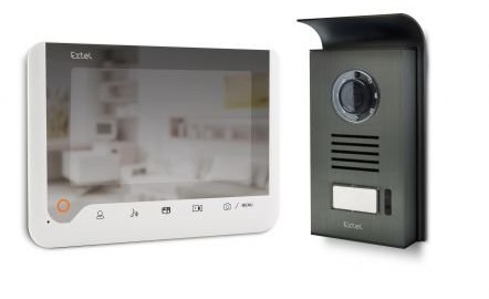 Extel Ice Video telefonu 2 nitek 7 Memory-przejścia i lustro, biały ICE