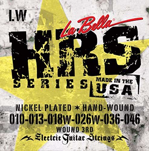 LaBella HRS-LW, Light G3 wound, struny do gitary elektrycznej, 010/046 HRS-LW