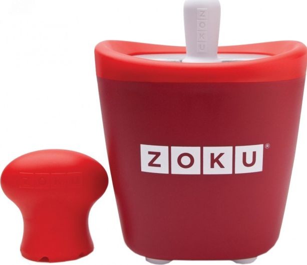 Zoku maszynka do lodów Quick Pop Maker 12 cm polipropylenowa czerwona twm_552216