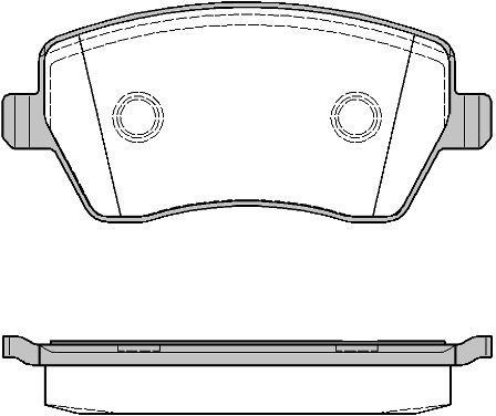 RoadHouse Zestaw klocków hamulcowych, hamulce tarczowe 2987.00