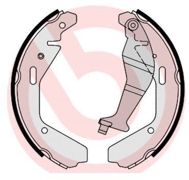 BREMBO Szczki hamulcowe - komplet S 79 502