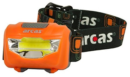 Arcas 30710014, 3 W LED lampa czołowa, plastik, biały/szary/zielony, pomarańczowy, 3,0 x 6 x 4,2 cm 30710014