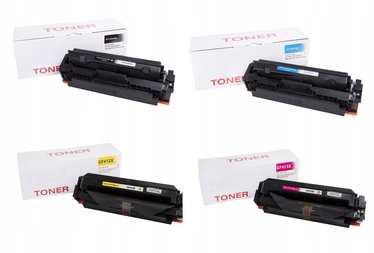 4x Toner do Hp 415X Color LaserJet M454dn M454dw