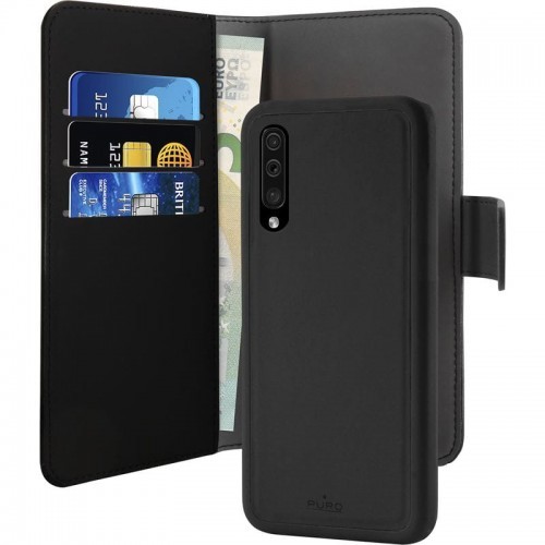 PURO Wallet Detachable - Etui 2w1 Samsung Galaxy A50 (2019) (czarny)