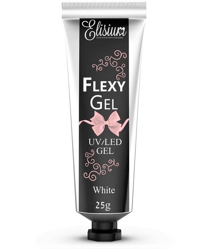 ELISIUM ELISIUM Flexy Gel do przedłużania paznokci UV/LED White 25g 126437