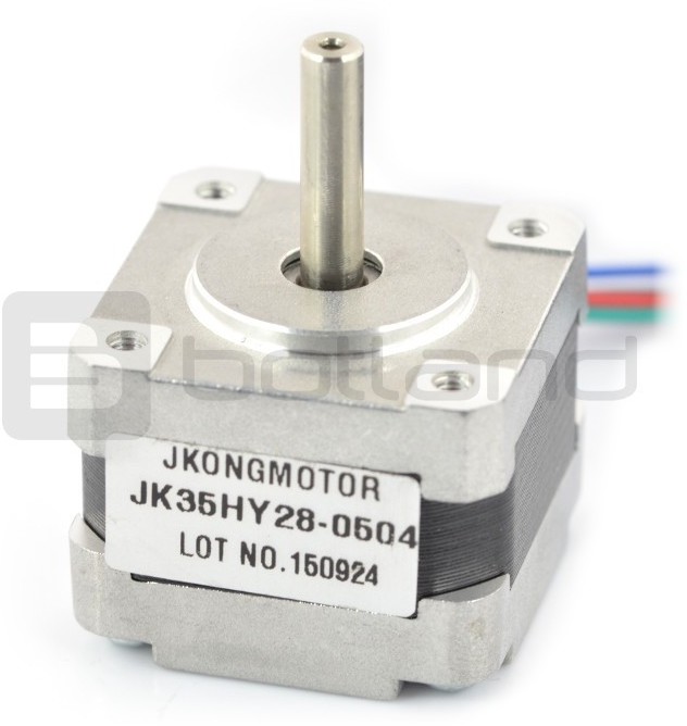 Silnik krokowy JK35HY28-0504 200 kroków/obr 10V / 0,5A / 0,1Nm MOT-04850