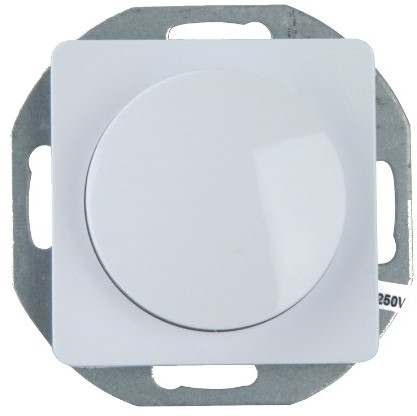 Unitec 42030l Dimmer-Einsatz, Genua, Ultrabiały