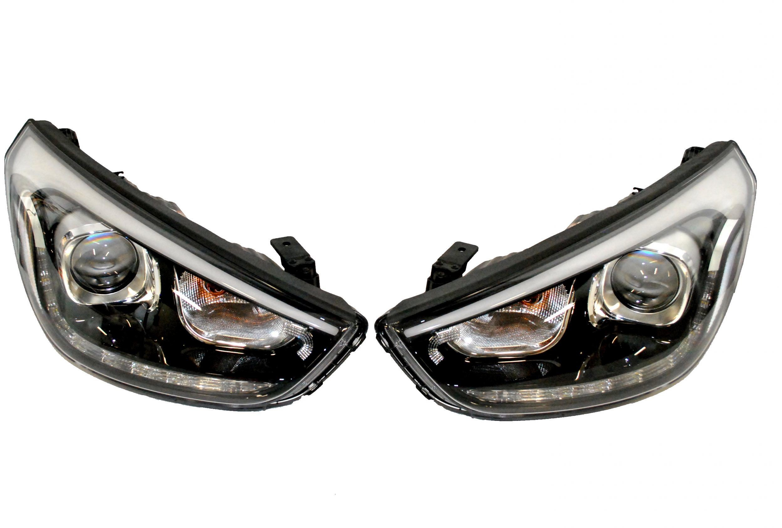 HYUNDAI 2x Nowe Oryginalne Reflektory Bixenon LED Diody Soczewka Lampy Kompletne IX35