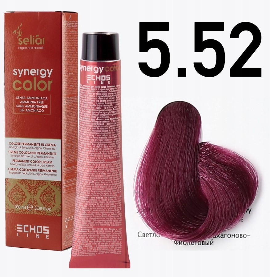 Seliar 5.52 Farba Do Włosów Bez Amoniaku 100ML