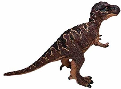 Bullyland 61314 figurka mini dinozaur Tyranozaur, ok. 5,9 cm, starannie ręcznie malowana figurka, bez PCW, wspaniały prezent dla chłopców i dziewczynek do fantazyjnej zabawy 61314