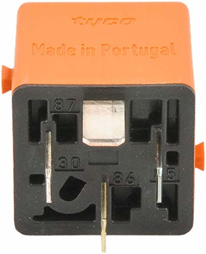 Bosch Automotive 0332019456 mini przekaźnik, 12 V 30 A, IP5K4, temperatura robocza od -40°C do 100°C, przekaźnik zwierny, 4 piny 0332019456