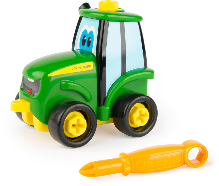 Tomy John Deere Zbuduj mini traktorek Johnny 47208