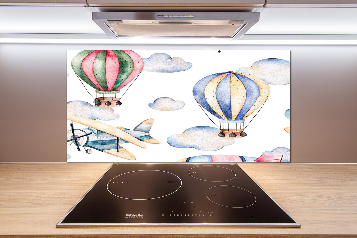 Panel do kuchni Samoloty i balony