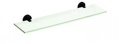 Bemeta DARK Półka szklana 60 cm czarny mat 104102040 104102040
