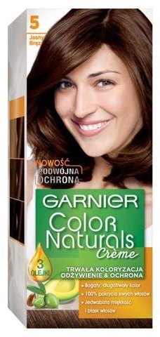 Garnier Color Naturals farba do włosów 5 Jasny brąz 1szt 66636-uniw