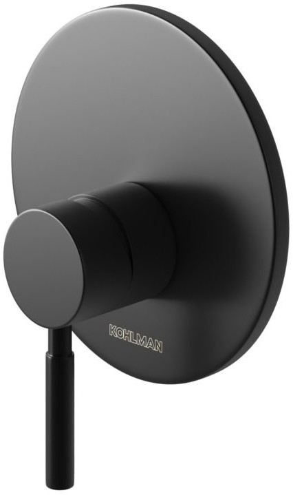 Kohlman Roxin Black podtynkowa bateria prysznicowa czarny półmat QW220RB |