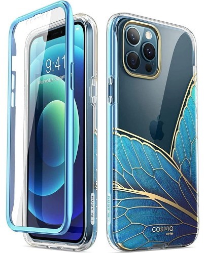 Supcase Etui i-Blason Cosmo SP iPhone 12 Pro Max, butterfly niebieskie