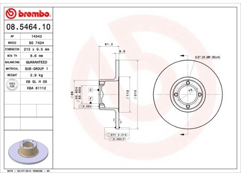 BREMBO 08.5464.10