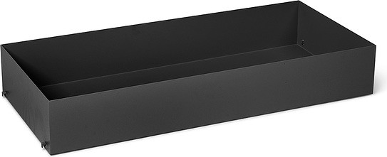 Ferm Living Półka do regału Punctual głęboka antracytowa metalowa 1104263098
