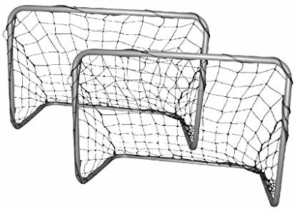 Angelsports Angel Sports Unisex Dla dorosłych piłka nożna Twin Soccergoal piłki nożnej - Srebrny, X 725004
